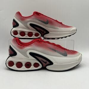 Mens Size 9.5 Nike Air Max DN SE University Red White Sneakers HQ4565 600